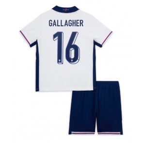 Billiga England Conor Gallagher #16 Hemmatröja Barn EM 2024 Kortärmad (+ Korta byxor)